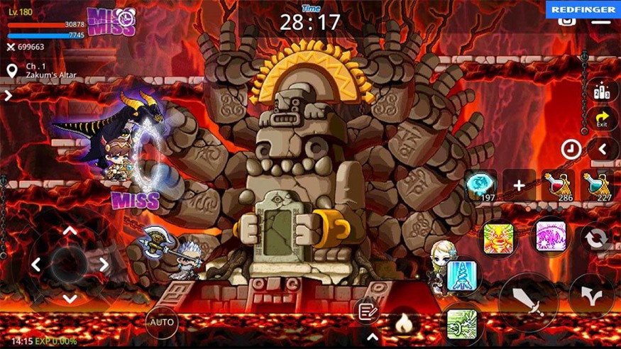 MapleStory M characters game screenshot